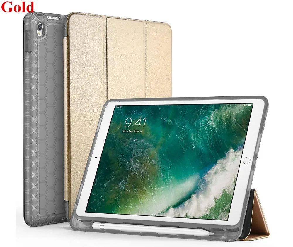 Built In Pencil Holder Cover For Ipad Pro 10.5 Inch Display 2017 - Buy